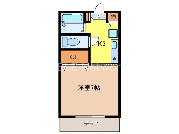 コーポガーデンヒルズの物件間取画像